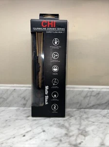 NEU CHI Professional 1 Zoll Keramik Turmalin Haarstyling Glätteisen schwarz matt - Bild 1 von 3
