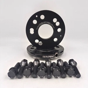 KILLALLCHROME 4x98 11mm HUBCENTRIC WHEEL SPACER PAIR FOR FIAT ABARTH 500 595 - Picture 1 of 1