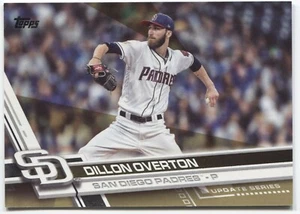 DILLON OVERTON 2017 Topps Update GOLD Parallel #/2017 - SAN DIEGO PADRES- #US145 - Picture 1 of 1
