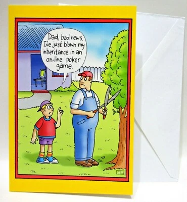 NobleWorks Greeting Card -"Good News! I Got This Card" Happy Father's Day 001235 - Image 1 of 2