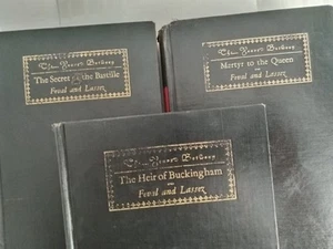 Antique 1928,1929 Feval & Lassez Book Lot. Martyr To The Queen + Two More - Read - Picture 1 of 22