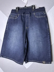 Urban Pipeline Boys Elastic Waistband Shorts 11” Dark Wash Size Large 14/16 -NWT - Picture 1 of 11