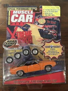 ROAD CHAMPS 1969 PONTIAC FIREBIRD REAL SCAN TIRES & WHEELS 1/43 O Scale New Nice - Picture 1 of 10