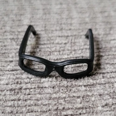 Takara Tomy Licca-Chan 1/6 Muñeca Negro Rectanular Plástico Nerd Gafas Accesorio Foto 1 de 4