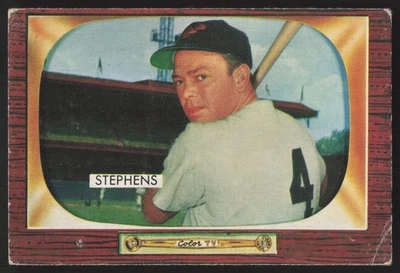 1955 Bowman Vern Stephens #109 - Baltimore Orioles - PR - Image 1 of 2