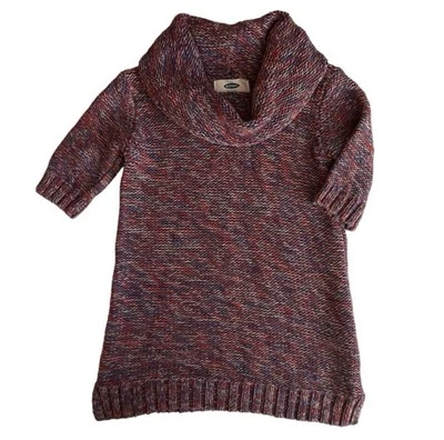 NWT Old Navy Purple Cowl Neck Sweater Dress Baby Girls Size 4T - Image 1 of 4