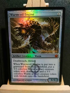 Wurmcoil Engine FOIL - PreRelease Promo 2010 - Mythic - NM to LP (see pics) MTG - Picture 1 of 2