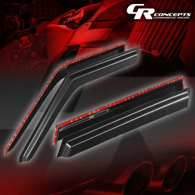 Viseras de ventana con cinta adhesiva parasol deflector solar protector de lluvia para Kia Soul 2010-2013 Foto 1 de 4