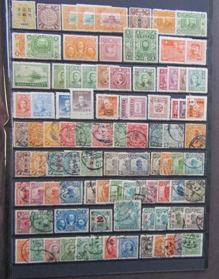 CHINA - COLECCIÓN VINTAGE COMO NUEVA/USADA EN HOJA GRANDE D/S - SIN MARCAR Foto 1 de 4