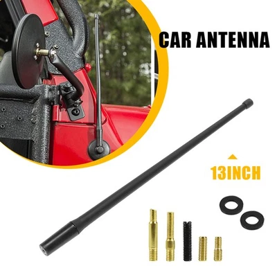 Antena Coche 13" con Tornillo Universal Para La Mayoría Vehículos Exterior Coche Accesorios Foto 1 de 4