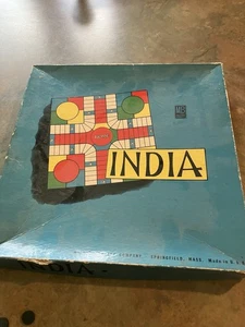 India Milton Bradley Board Game Vintage 1962 - Picture 1 of 8