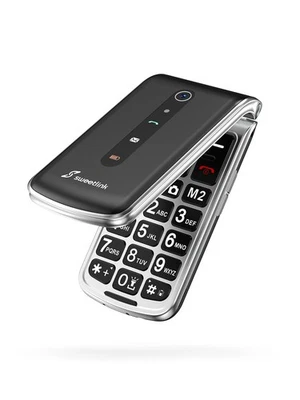 Telefono Cellulare per Anziani con Tasti Grandi GSM Flip Telefoni Cellulari per - Immagine 1 di 4