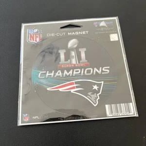 New England Patriots Die-Cut Magnet Super Bowl - Picture 1 of 3