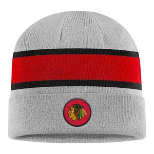 Fanatics NHL Chicago Blackhawks Holiday Cuffed Beanie Toque Knit Hat - Bild 1 von 2