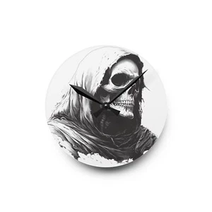 Reloj de Pared Acrílico Calavera Espeluznante, Decoración Gótica del Hogar, Regalos de Halloween, Oscuro - Imagen 1 de 7