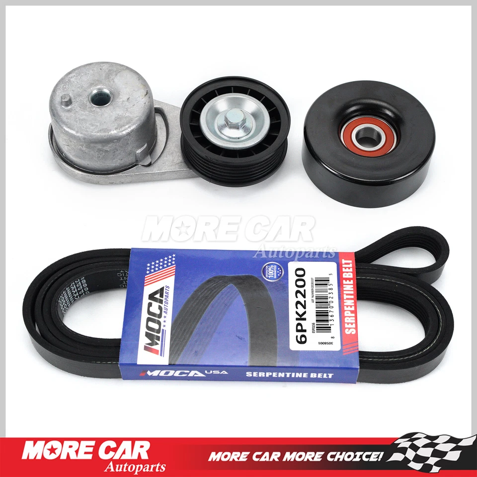 Kit de componentes de transmisión por correa Serpentine para Ford Ranger Explorer Mazda B4000 2001-11 Foto 1 de 4