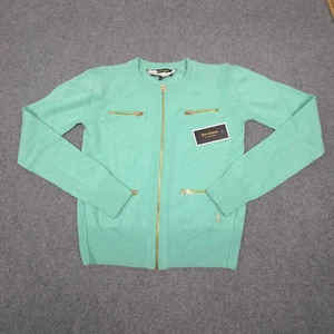 Juicy Couture Jumper Women XSMALL Green Sweater Winter wool cashmere Size XS - Picture 1 of 10
