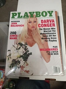 VINTAGE PLAYBOY MAGAZINE AUGUST 2000 DARVA CONGER NEAR MINT - Picture 1 of 1