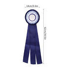 Second Place Rosette Ribbon Badge Exquisite Small Winner Medal Award Trophy(