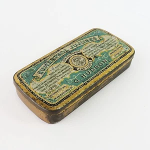 De colección Eumenthol Jujubes G. Hudson Sydney Australia medicina para garganta y pulmones estaño - Imagen 1 de 5