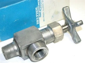 Deltrol Pneu-Trol 1/2" 10000 PSI Steel Angle Needle Valve M401S3 New - Picture 1 of 1