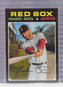 MOOKIE BETTS ~ 2020 Topps Heritage ~ High Number Short Print #493 ~ Red Sox SP