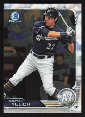 2019 Bowman Chrome Baseball Christian Yelich #63 - Image 1 of 2