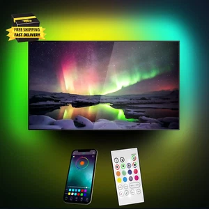 LED Strip Light 9.8Ft Music RGB USB Powered with APP Control, Backlight Kit for - Picture 1 of 9