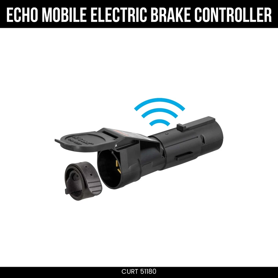 Curt 51180 Echo Mobile Trailer Brake Controller with Bluetooth