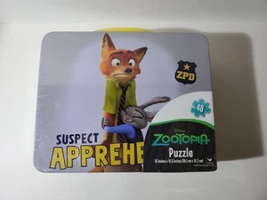 Rompecabezas Cardinal Disney Zootopia Nick & Judy Hopps 48 piezas en lata nuevo sellado - Imagen 1 de 3