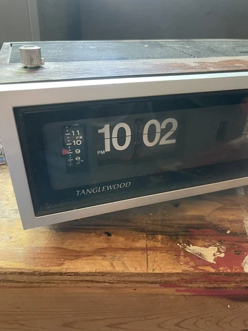 Alarm Clock Lot Vintage Old Clocks Tangle wood  Ingram Cover