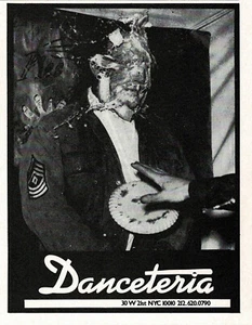 Anuncio impreso original vintage club nocturno Danceteria New York City de la década de 1980 - Imagen 1 de 1