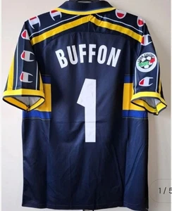MAGLIA PARMA 1999 00 BUFFON 1 CALCIO SHIRT JERSEY MAILLOT TRIKOT COPPA ITALIA - Foto 1 di 6