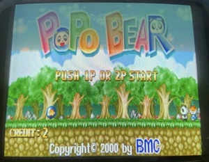 SUPER RARE Popo Bear Original 2000 BMC Jamma Pcb Working Tested - Foto 1 di 4