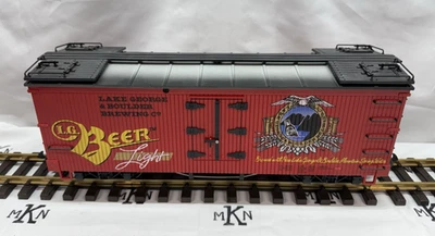 LGB 4472 Lake George & Boulder Brewing Co Beer Car Ice Reefer G Scale - Image 1 of 4