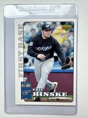 Eric Hinske 2006 Upper Deck First Pitch 202 Blue Jays + Card Saver - Image 1 of 4