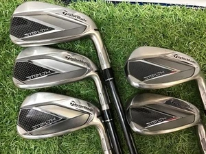 TaylorMade Stealth Iron Set 6-9,Pw 5pc Flex Regular TENSEI RED TM60 Graphite - Picture 1 of 5