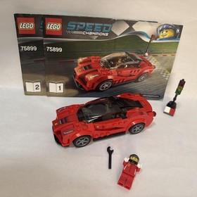 LEGO Speed Champions 75899 LaFerrari Complete w/ Minifigure & Manuals Ferrari