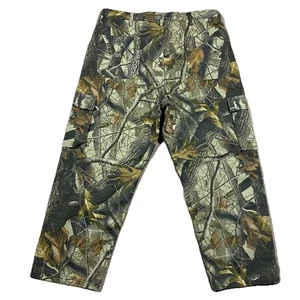 Wrangler Outdoor Realtree Hardwood Camo Cargo Hunting Pants Men’s 40x28 - Picture 1 of 9