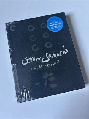 Criterion Collection SC HD Seven Samurai Blue Ray-2 disc-Toshiro Mifune-xtra-NEW Foto 1 de 2