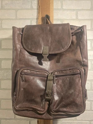 Mochila de cuero envejecido Wilson vintage  Foto 1 de 4