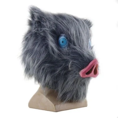 Demon Slayer: Kimetsu No Yaiba Hashibira Inosuke Pig Cosplay Mask Halloween Cos - Image 1 of 4