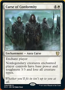 Curse of Conformity - Commander: Innistrad: Midnight Hunt #006/038 MTG Magic The - Picture 1 of 1