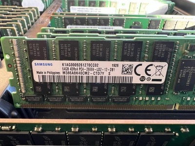 Samsung 64GB DDR4-2666 ECC Registered Memory – M386A8K40CM2-CTD7Y (4Rx4) - Image 1 of 2