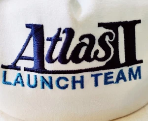 Vintage NASA ATLAS II Launch Team Hat Adjustable Lockheed Martin - Picture 1 of 4