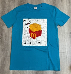 McDonald’s Shirt Mens 2024 Size Medium Collection Employee Limited Edition Blue - Picture 1 of 5
