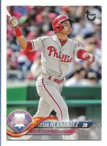 César Hernández 2018 Topps Vintage Stock #26 #03/99 Philadelphia Phillies - Imagen 1 de 2