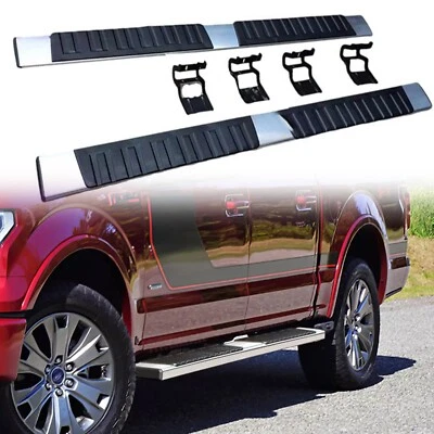 Barras Nerf pedal peldaños laterales estribo para Ford F-150 F-250 F-350 2009-2022 Foto 1 de 4