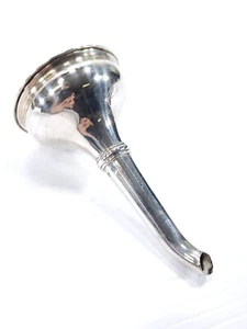 Antique Sterling Silver Scottish Edinburg Wine Funnel "I THANK MY GOD" engraving - Picture 1 of 6