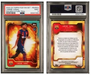 FC BARCELONA GOLDEN FUTURE LAMINE YAMAL RC GOLDEN FUTURE 170/399 PSA 9 pop 5 ! - Picture 1 of 1